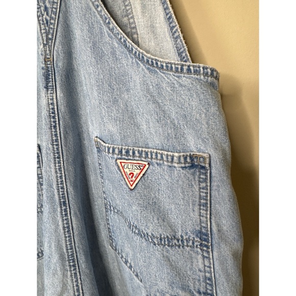 Vintage 90s Guess Denim Overalls Size XL - Picture 6 of 10